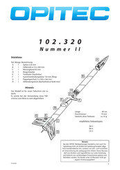 Opitec 102.320 Nummer II Bauanleitung