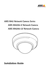 Axis Communications M4206-LV Installationsanleitung