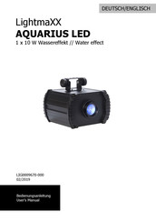 Lightmaxx AQUARIUS LED Bedienungsanleitung