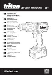 Triton T20CH Gebrauchs- Und Sicherheitsanweisung