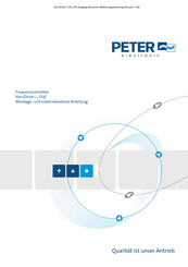 Peter Electronic VD i 075/E3S Montage- Und Inbetriebnahme Anleitung