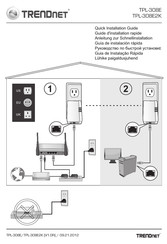 Trendnet TPL-308E Anleitung Zur Schnellinstallation