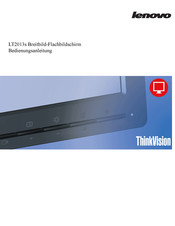Lenovo ThinkVision LT2013s Bedienungsanleitung