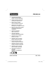 Toolson PRO-MG 330 Originalbetriebsanleitung