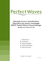 Mesis Perfect Waves Pressomassage PSG-PW-F Bedienungsanleitung