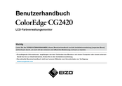 Eizo ColorEdge CG2420 Benutzerhandbuch