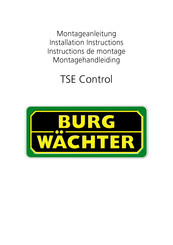 BURG WÄCHTER TSE Basic Montageanleitung
