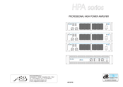 dB Technologies HPA Serie Bedienungsanleitung