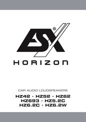 Esx HORIZON HZ42 Bedienungsanleitung