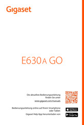 Gigaset E630A GO Bedienungsanleitung