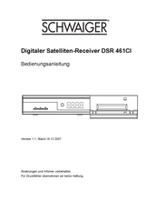 Schwaiger DSR 461CI Bedienungsanleitung
