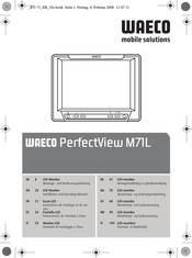 Waeco PerfectView M71L Montage- Und Bedienungsanleitung