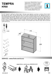 Forte TEMPRA KR60 Montageanleitung
