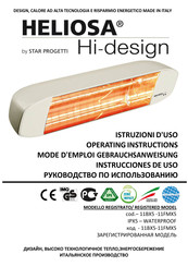 Star Progetti HELIOSA HI DESIGN 11BX5 Gebrauchsanweisung