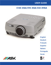 Ask C105 XGA Bedienungsanleitung