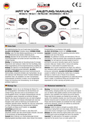 Audio System MFIT VW WVO2 Anleitung