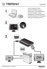 TRENDnet TU2-DVIV Anleitung Zur Schnellinstallation