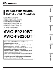 Pioneer AVIC-F9220BT Installationsanleitung