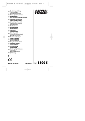 Alpha tools 43.407.51 Bedienungsanleitung