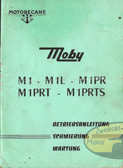 Motobecane Moby M1 Betriebsanleitung