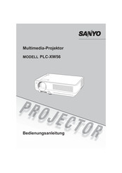 Sanyo PLC-XW56 Bedienungsanleitung