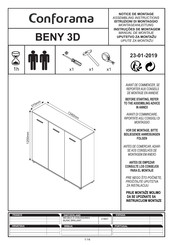 CONFORAMA BENY 3D Montageanleitung