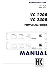 HK Audio VC 2400 Bedienungsanleitung
