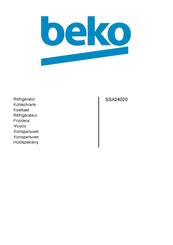 Beko SSA24020 Bedienungsanleitung