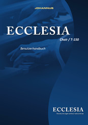 Johannus ECCLESIA Serie Benutzerhandbuch