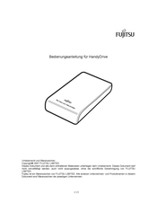 Fujitsu HandyDrive Bedienungsanleitung