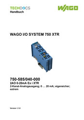 WAGO 750-585/040-000 Handbuch