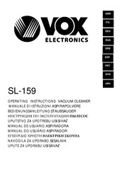 VOX electronics SL-159 Bedienungsanleitung