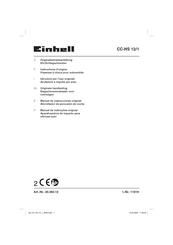 EINHELL CC-HS 12/1 Originalbetriebsanleitung