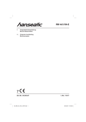 hanseatic RM 46/3 RA-E Originalbetriebsanleitung