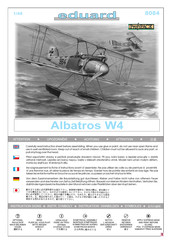 eduard Albatros W4 Bedienungsanleitung