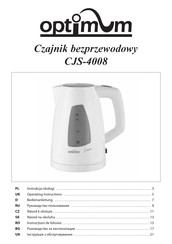 Optimum CJS-4008 Bedienanleitung