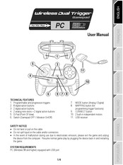 Thrustmaster Wireless Dual Trigger Benutzerhandbuch