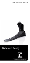 Ossur BALANCE FOOT J Handbuch