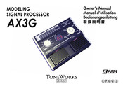Korg ToneWorks AX3G Bedienungsanleitung