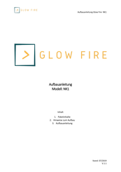 Glow Fire NK1 Aufbauanleitung