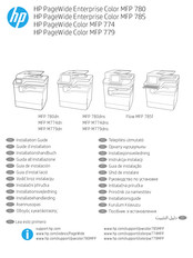 HP PageWide Color MFP 779 Serie Installationshandbuch