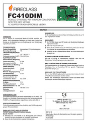 FireClass FC410DIM Handbuch
