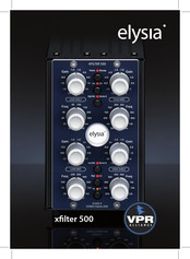 elysia xfilter 500 Bedienungsanleitung