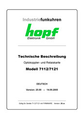 hopf 7121 Technische Beschreibung