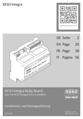 KESO Assa Abloy Integra Installations- Und Montageanleitungen