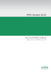 YASKAWA VIPA SLIO 015-CEFPR00 Handbuch