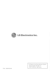 LG WD-10406TB Bedienungsanleitung