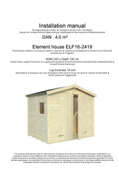 Palmako ELF16-2419 Montageanleitung