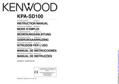 Kenwood KPA-SD100 Bedienungsanleitung