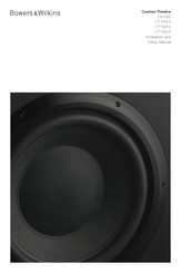 Bowers & Wilkins CT7.5 LCRS Bedienungsanleitung Für Die Installation Und Das Setup